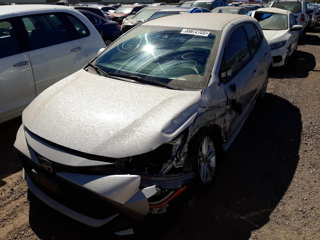 Photo 2 from auction – 2019 TOYOTA COROLLA SE with VIN JTNK4RBE3K3043013