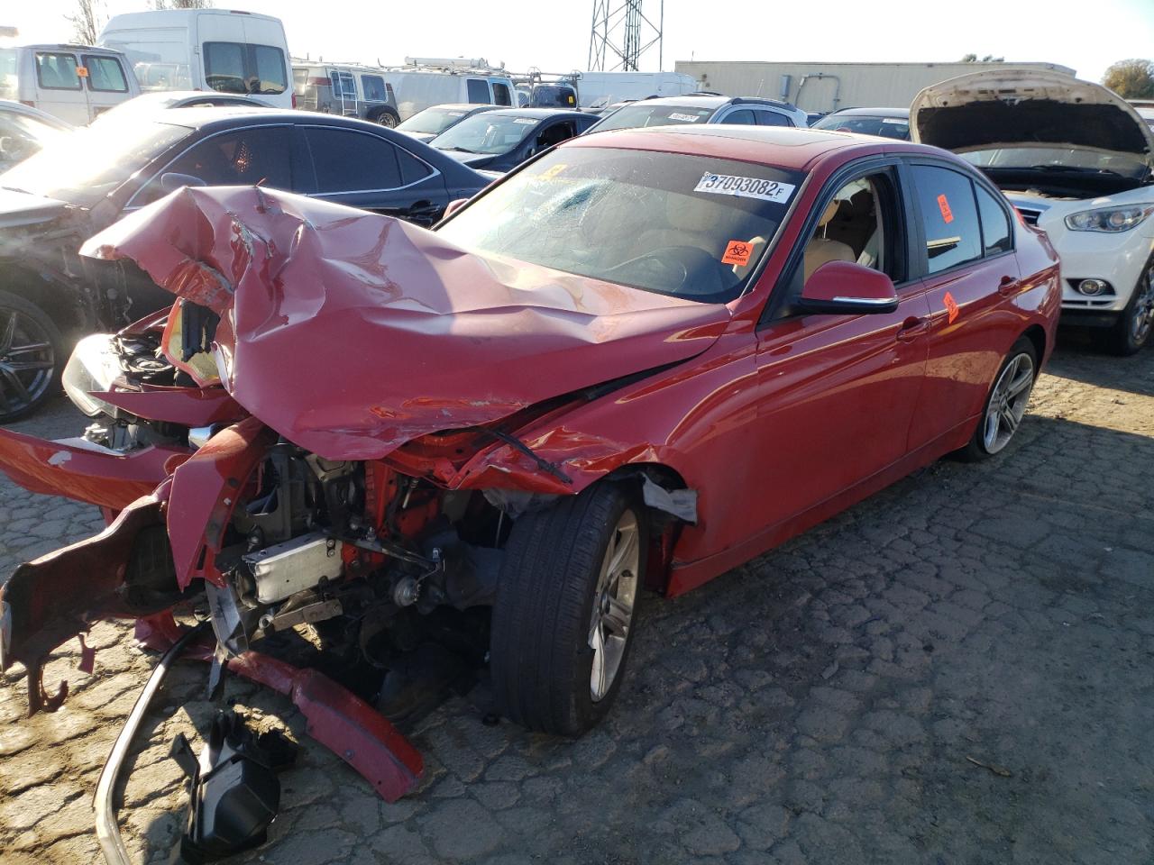 Photo 2 from auction – 2015 BMW 328 I with VIN WBA3A5G57FNS90738