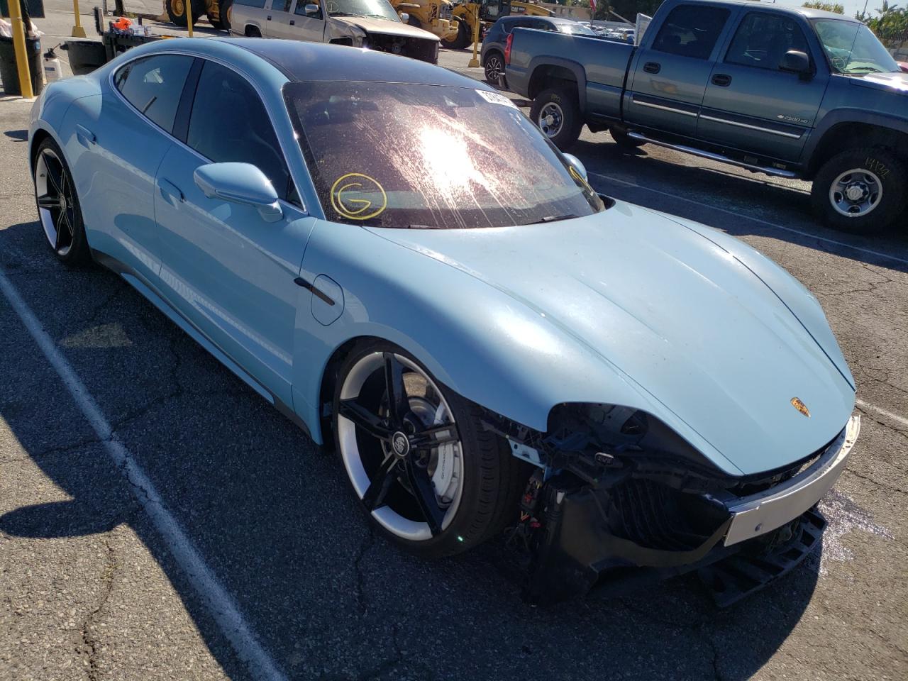 PORSCHE TAYCAN TUR 2021 with VIN WP0AC2Y16MSA63511 - Photo from auction