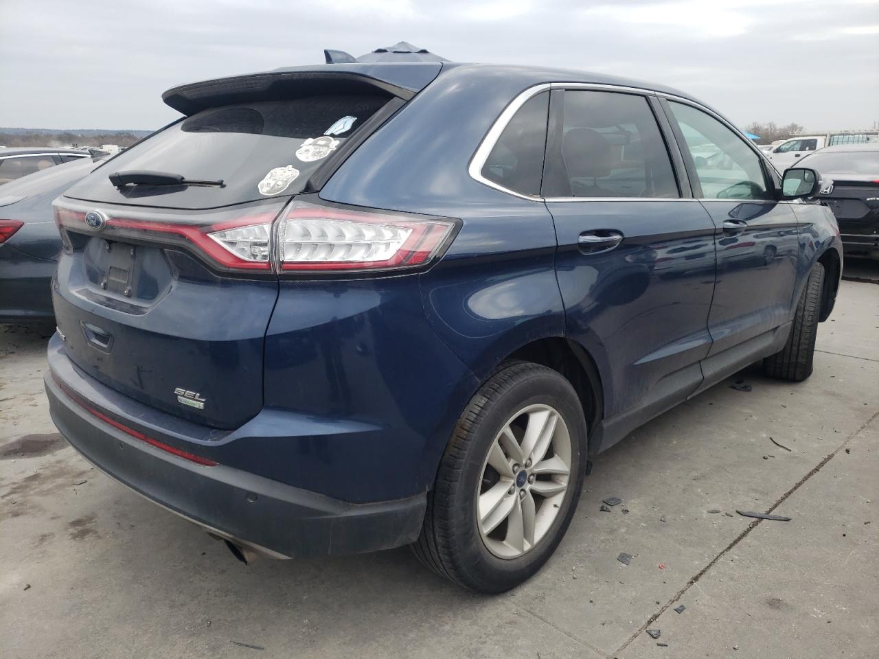 Photo 4 from auction – 2017 FORD EDGE SEL with VIN 2FMPK3J91HBC43829