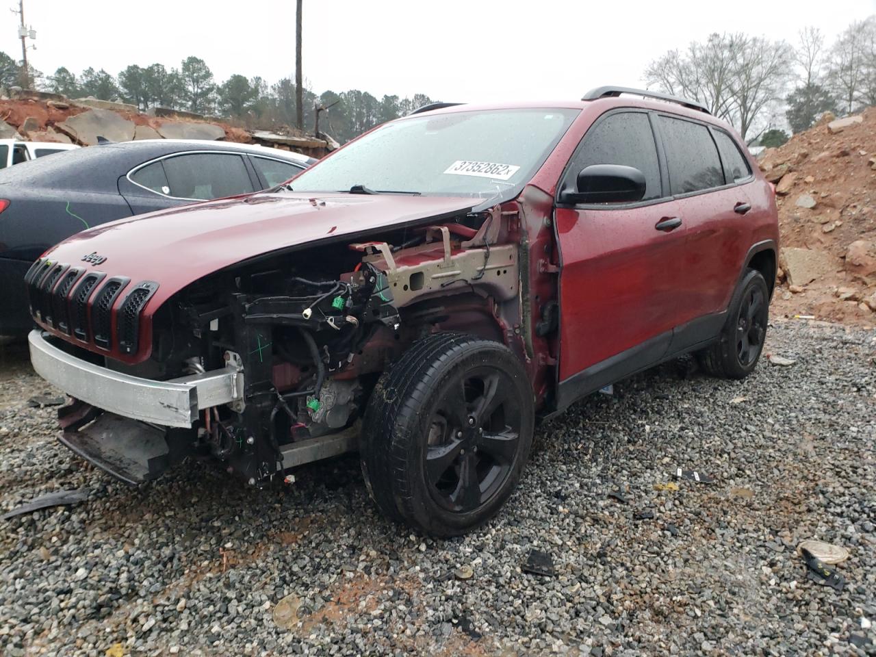 Photo 2 from auction – 2017 JEEP CHEROKEE S with VIN 1C4PJLAB7HW607390