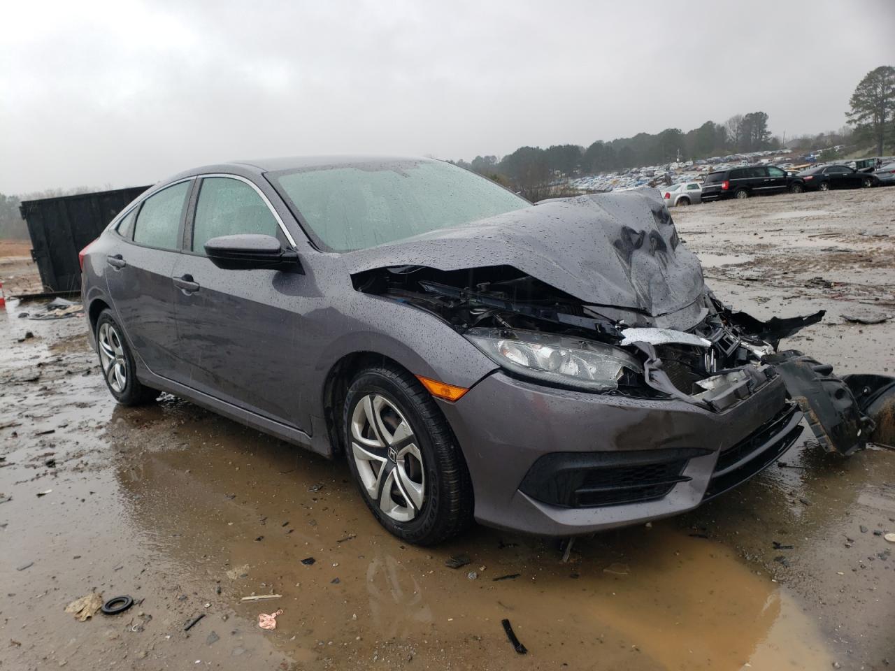 HONDA CIVIC LX 2017 with VIN 19XFC2F58HE073796 - Photo from auction