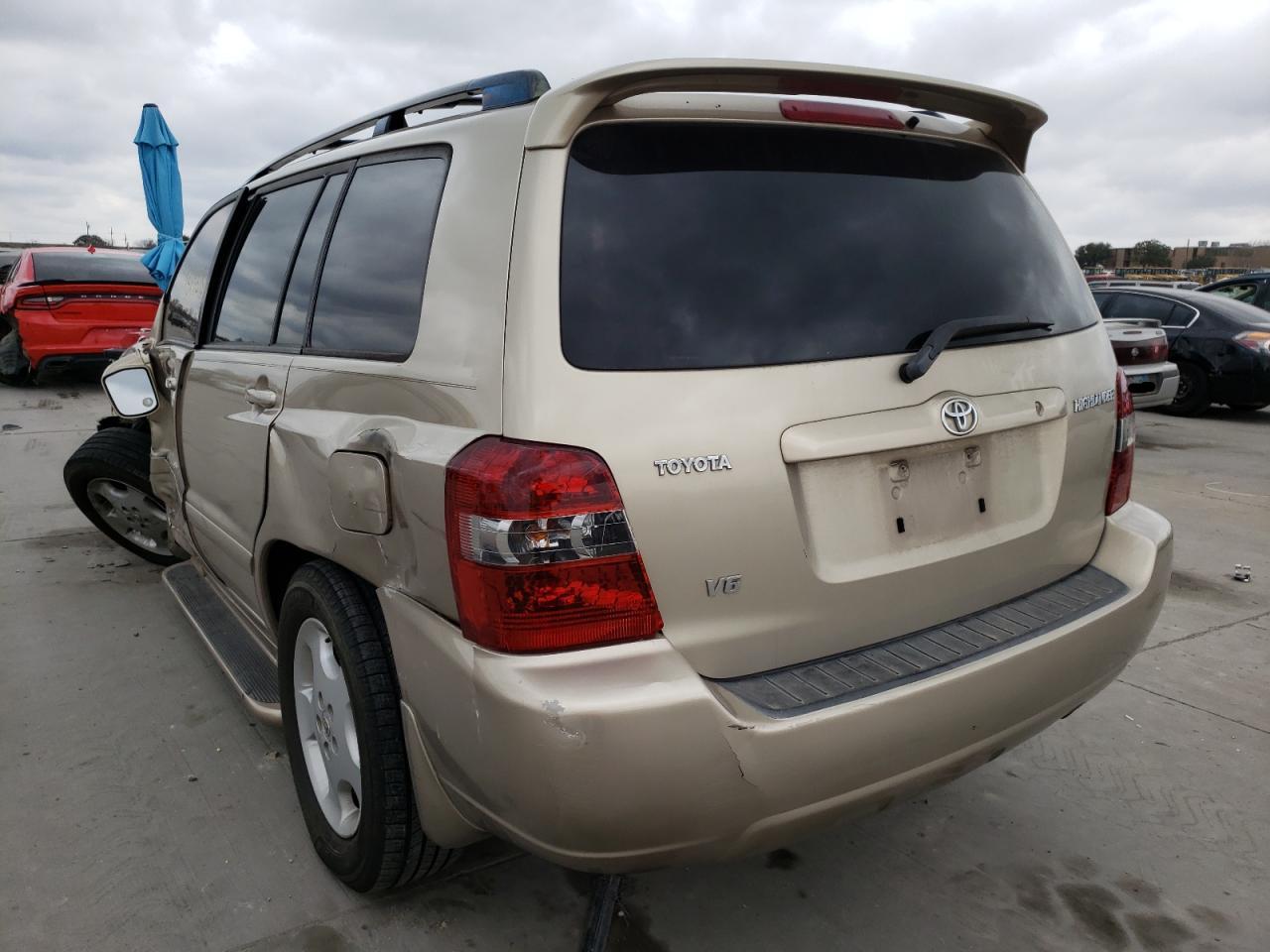 Photo 3 from auction – 2006 TOYOTA HIGHLANDER with VIN JTEDP21A760096102