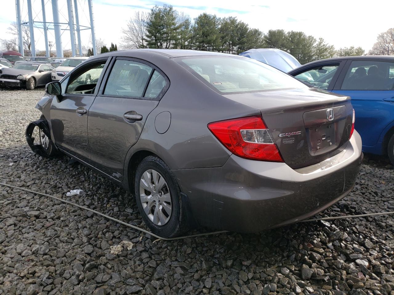Photo 3 from auction – 2012 HONDA CIVIC LX with VIN 19XFB2F52CE309287