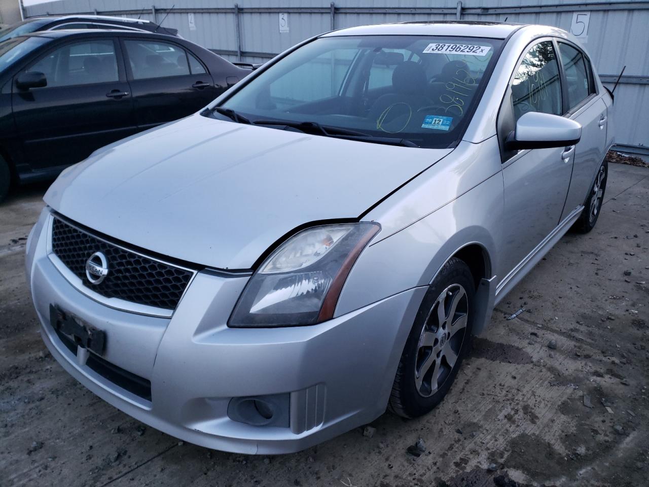 Photo 2 from auction – 2012 NISSAN SENTRA 2.0 with VIN 3N1AB6AP8CL637175
