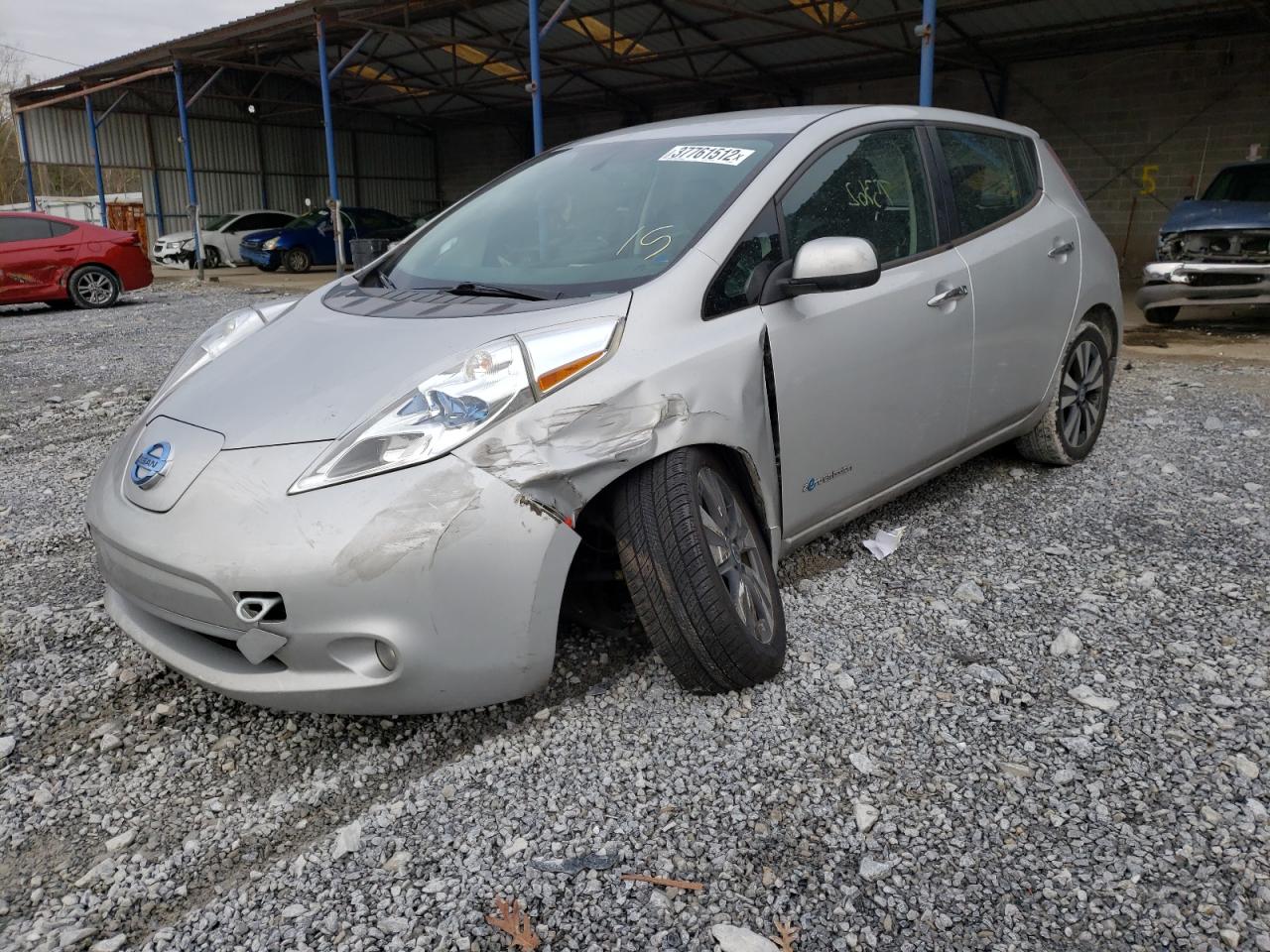 Photo 2 from auction – 2014 NISSAN LEAF S with VIN 1N4AZ0CP0EC334527