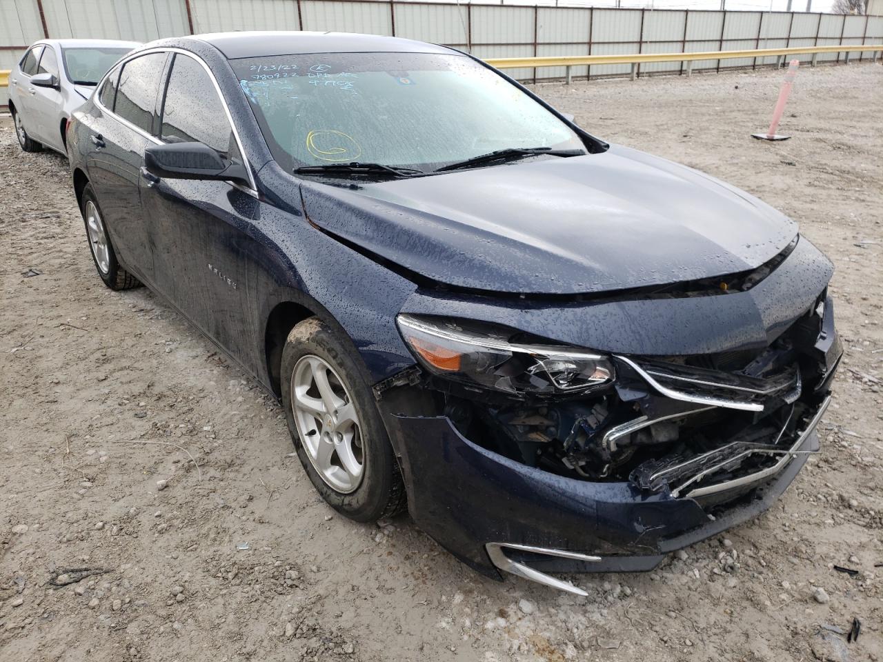 CHEVROLET MALIBU LS 2018 with VIN 1G1ZB5ST9JF165669 - Photo from auction