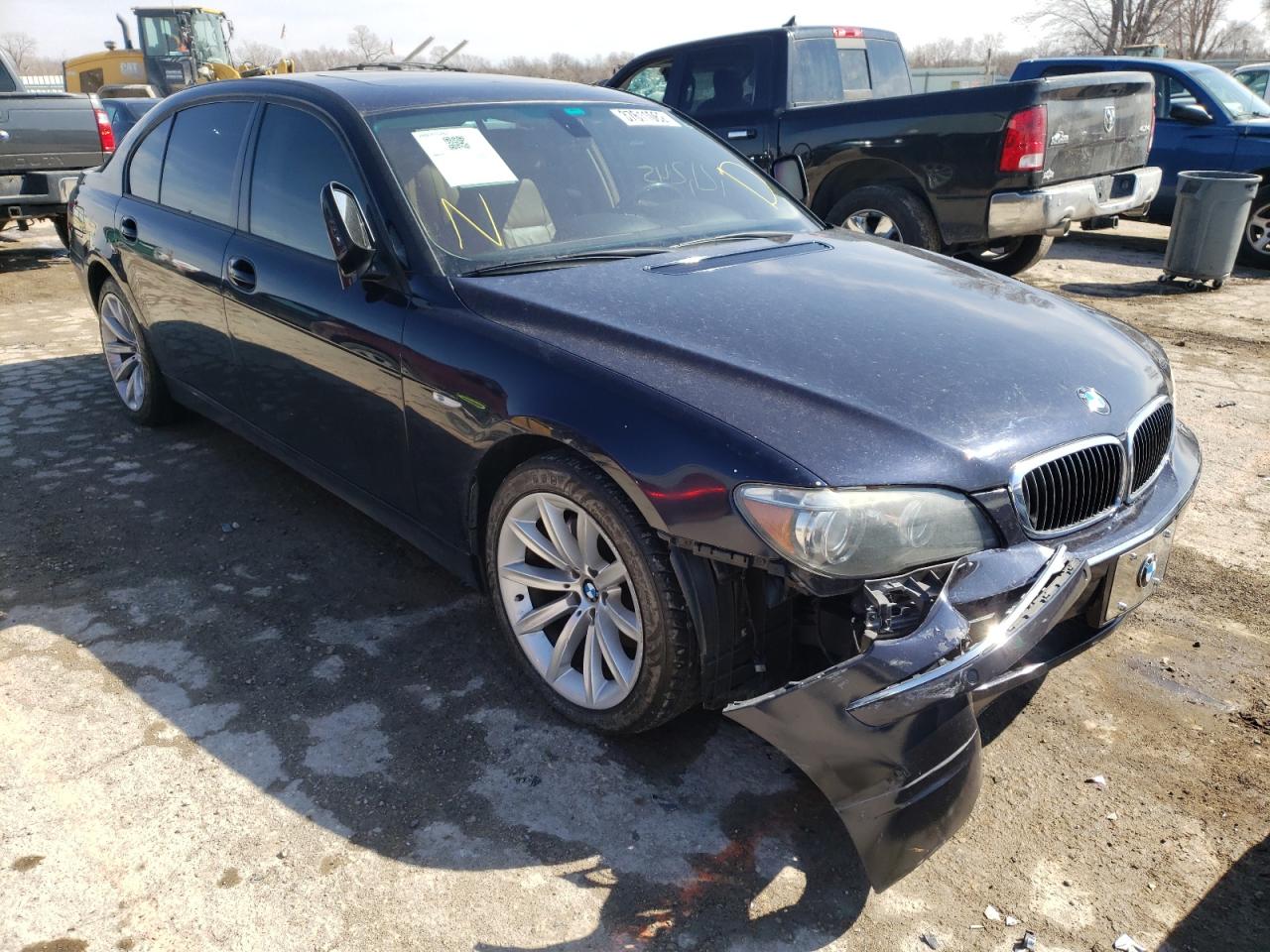 BMW 750 LI 2008 with VIN WBAHN83508DT78072 - Photo from auction