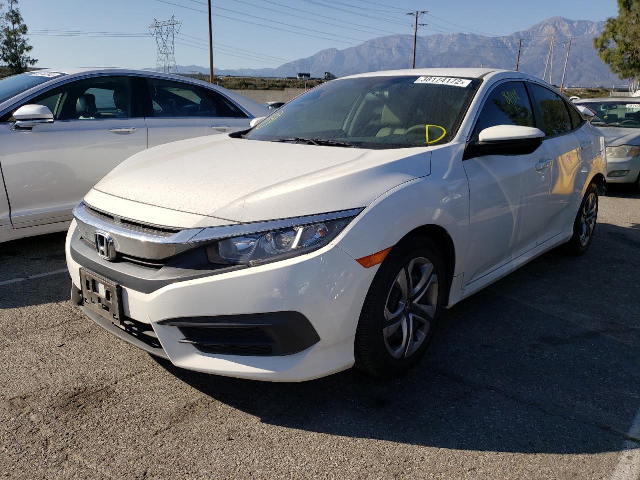 Photo 2 from auction – 2016 HONDA CIVIC LX with VIN 2HGFC2F56GH511140