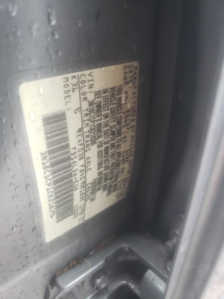 Photo 10 from auction – 2012 NISSAN VERSA S with VIN 3N1BC1CP1CK218396