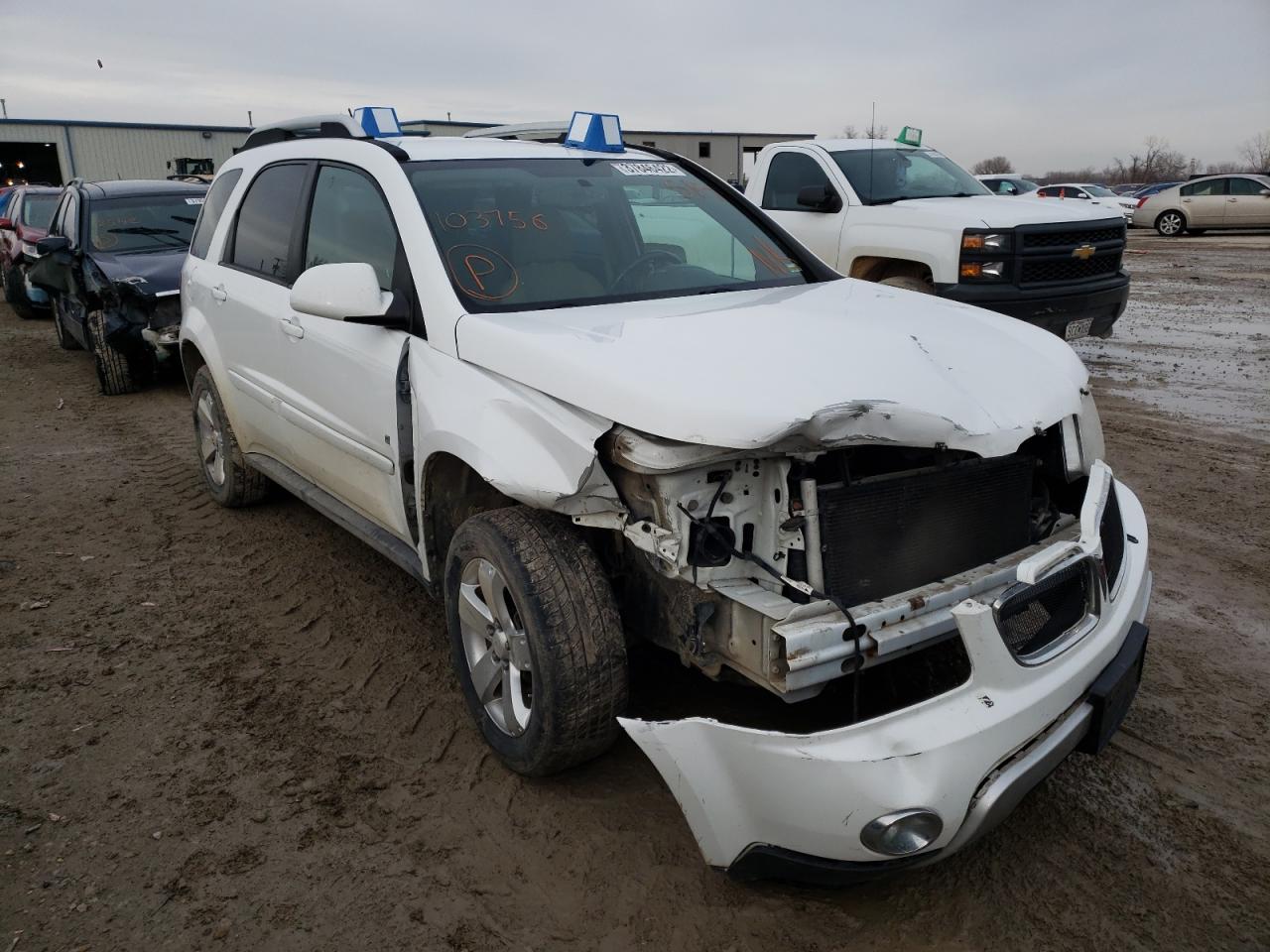 PONTIAC TORRENT 2007 with VIN 2CKDL73F476103756 - Photo from auction