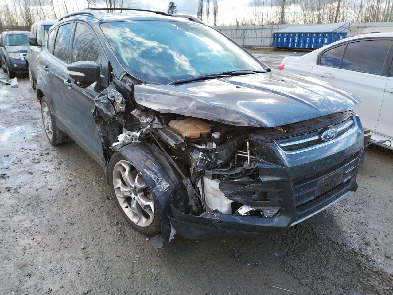 FORD ESCAPE TIT 2014 with VIN 1FMCU9J97EUE01043 - Photo from auction