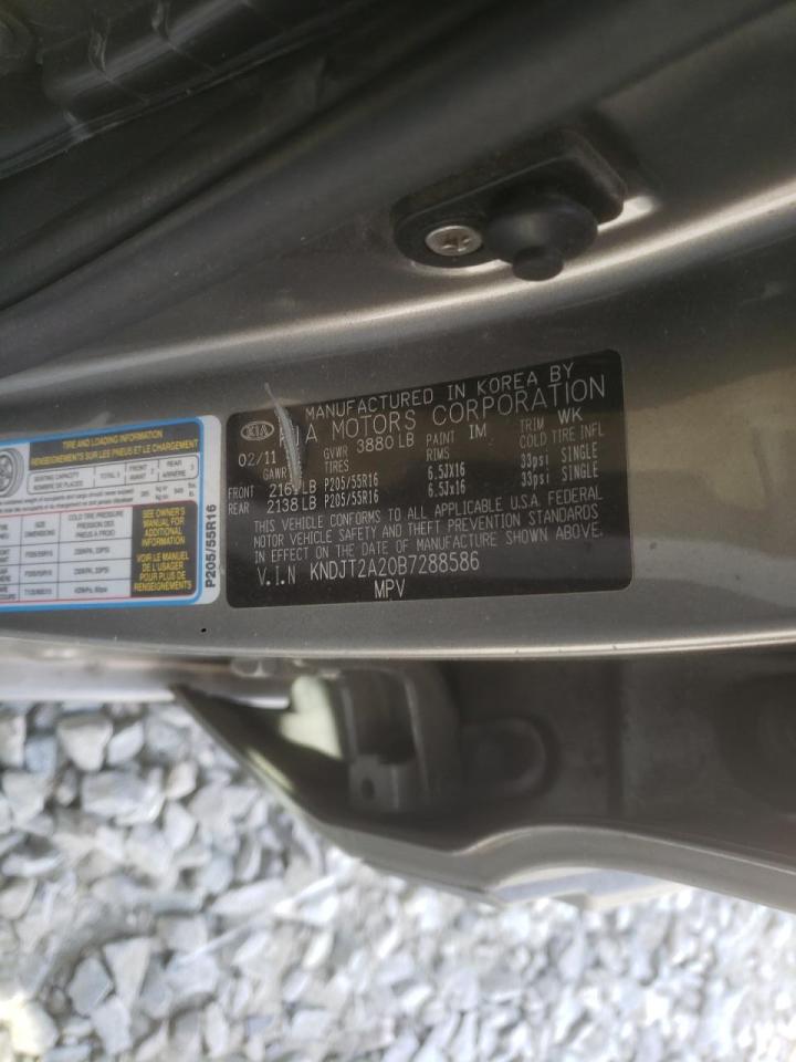 Photo 10 from auction – 2011 KIA SOUL with VIN KNDJT2A20B7288586