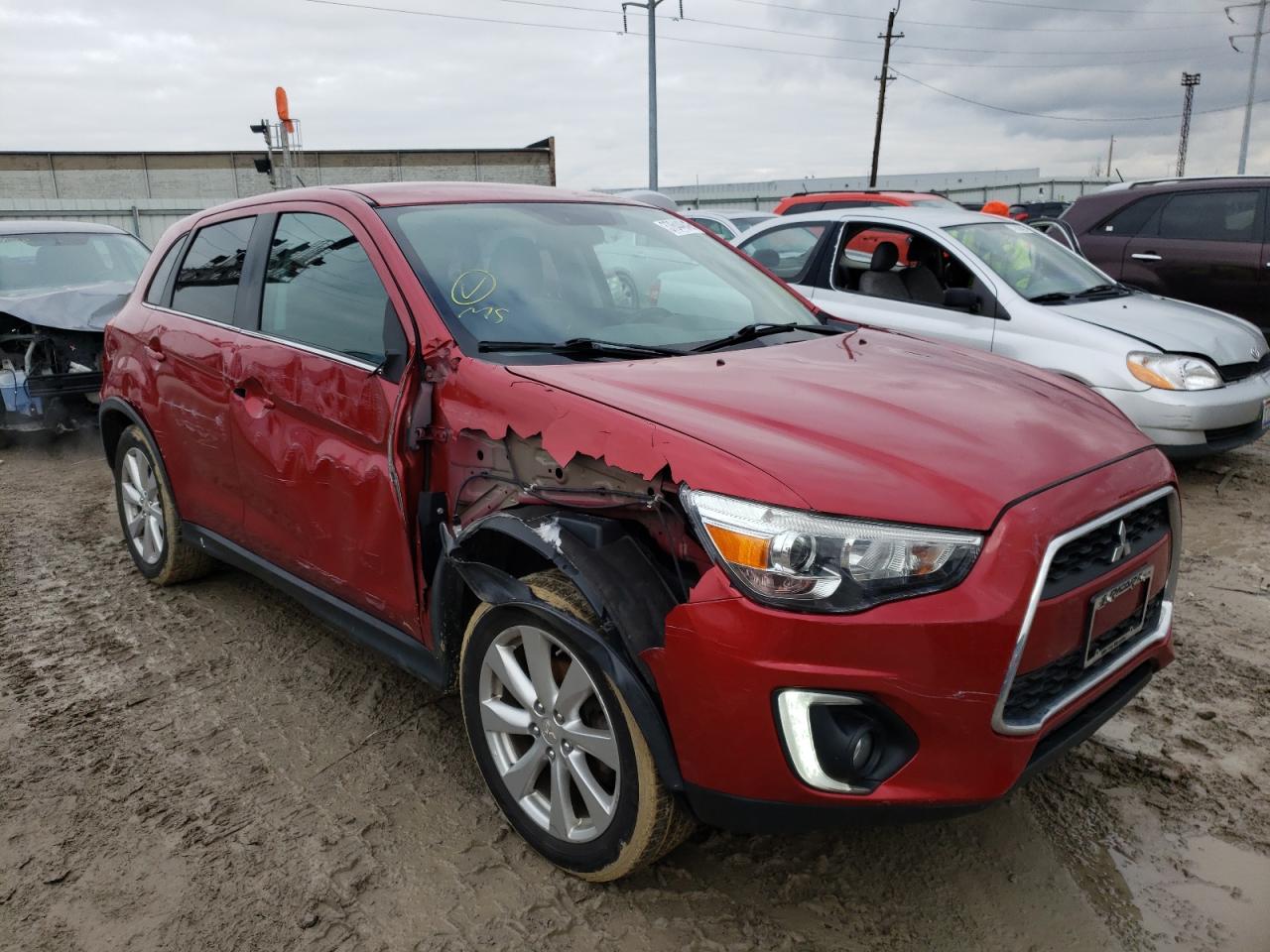 MITSUBISHI OUTLANDER 2015 with VIN 4A4AP4AU9FE011530 - Photo from auction