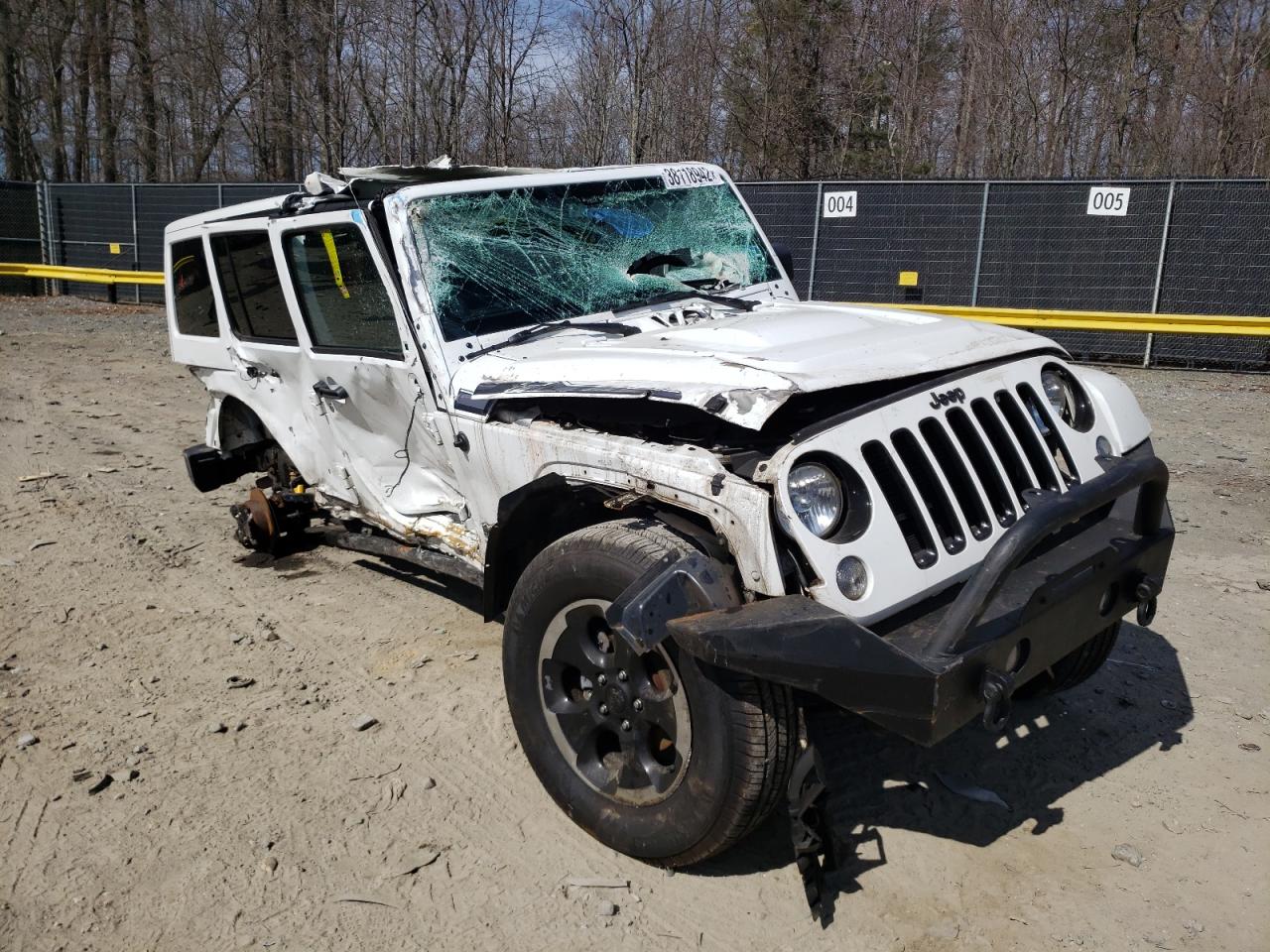 JEEP WRANGLER U 2014 with VIN 1C4BJWEG5EL170505 - Photo from auction