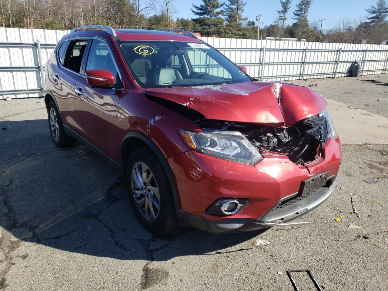 Photo 1 from auction – 2015 NISSAN ROGUE S with VIN 5N1AT2MVXFC911405