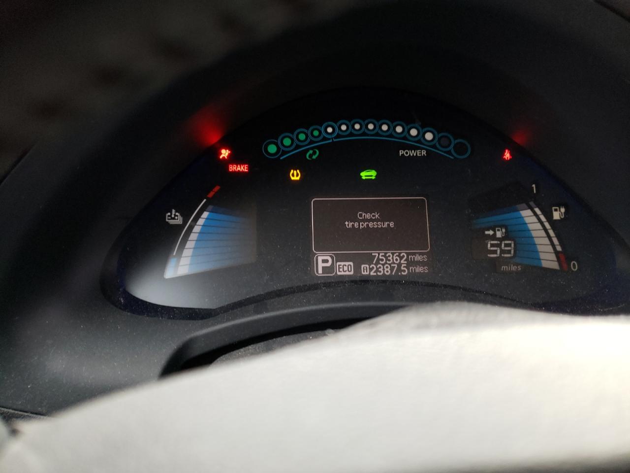 Photo 8 from auction – 2014 NISSAN LEAF S with VIN 1N4AZ0CP0EC334527