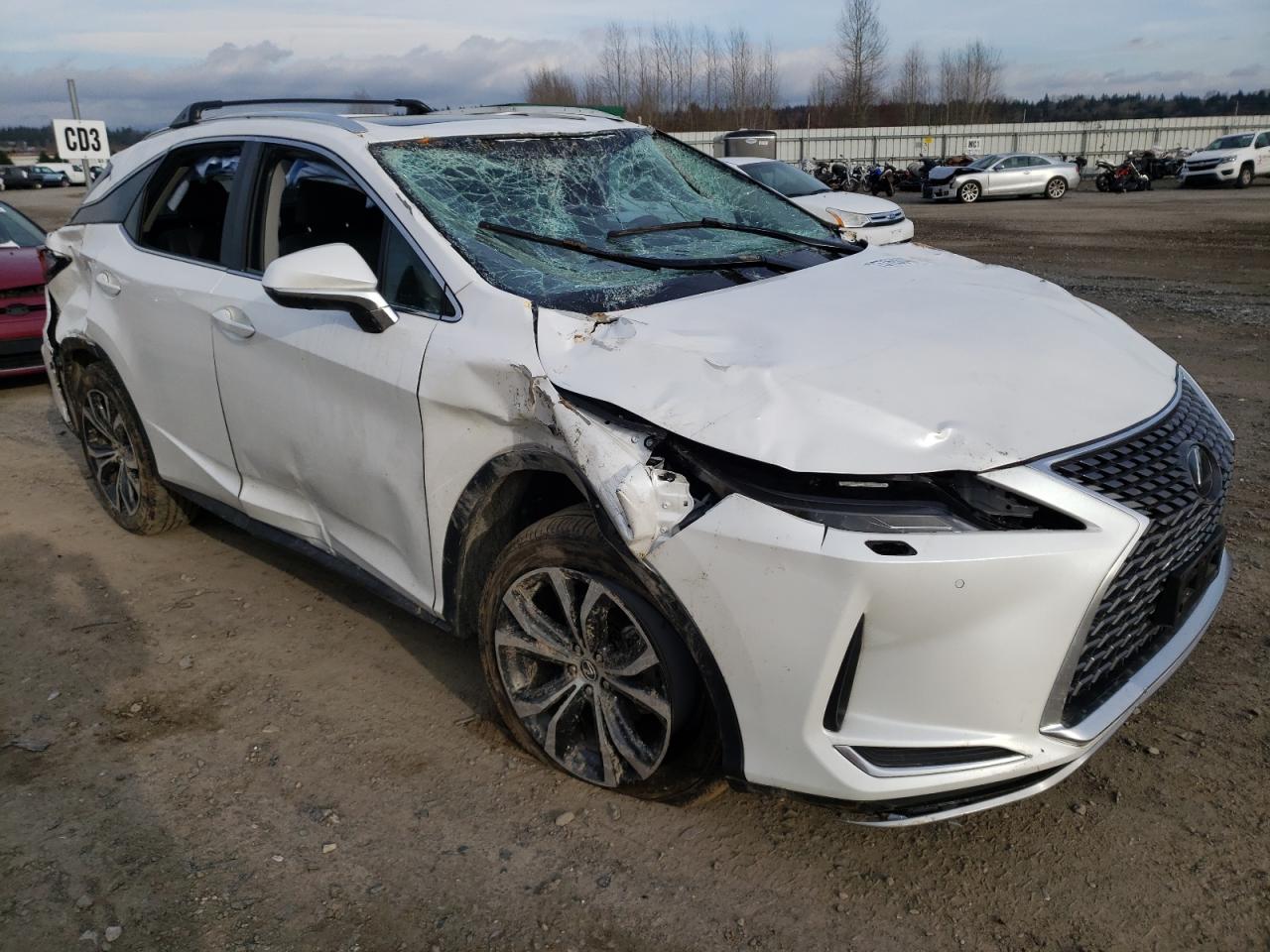 LEXUS RX 350 2021 with VIN 2T2HZMDA6MC292988 - Photo from auction