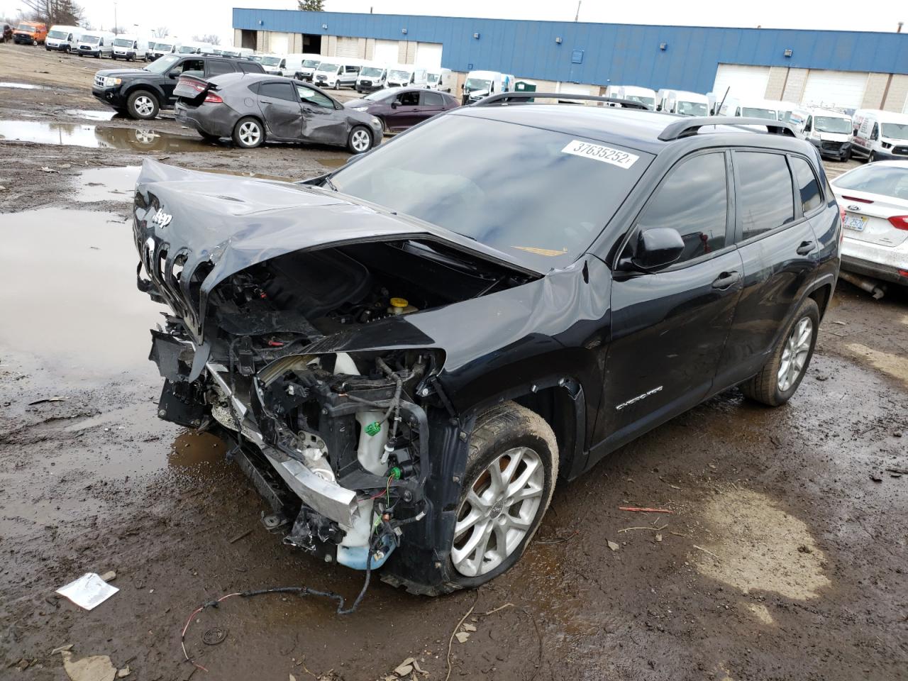 Photo 2 from auction – 2016 JEEP CHEROKEE S with VIN 1C4PJLAB2GW274613