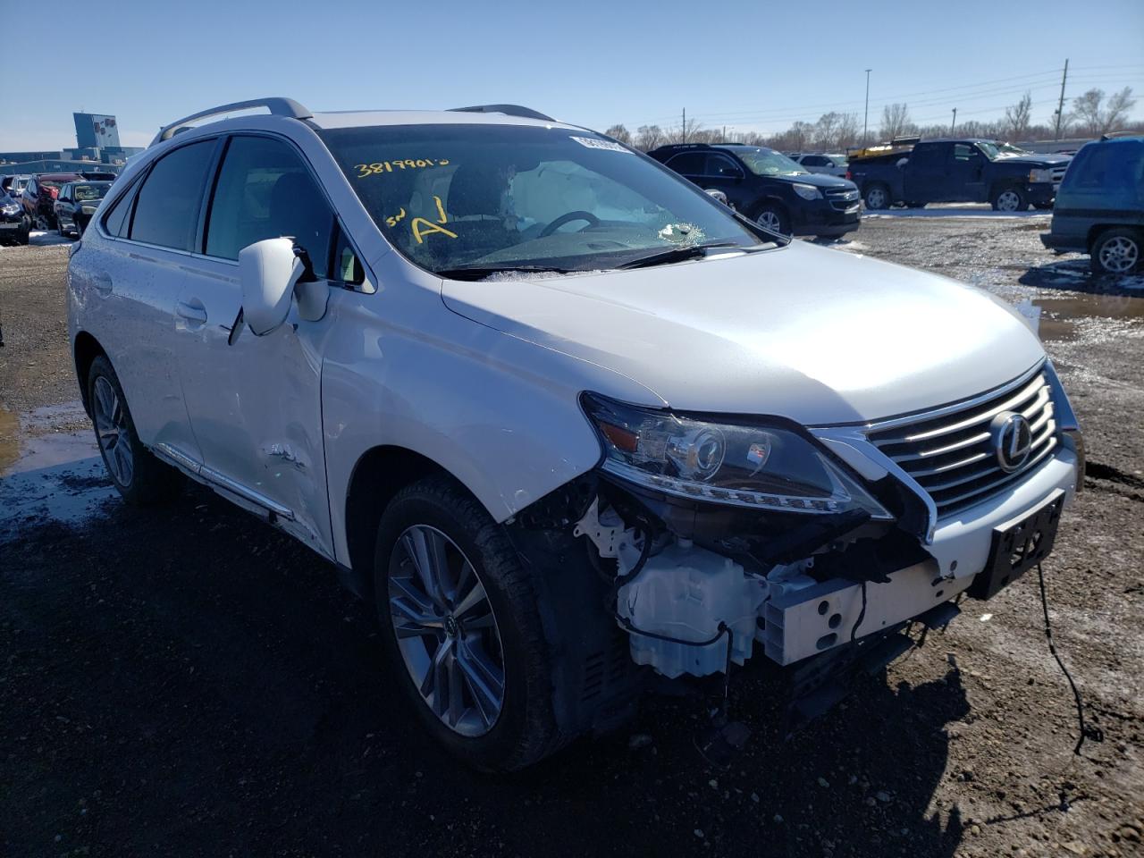 LEXUS RX 350 BAS 2015 with VIN 2T2BK1BA8FC333958 - Photo from auction