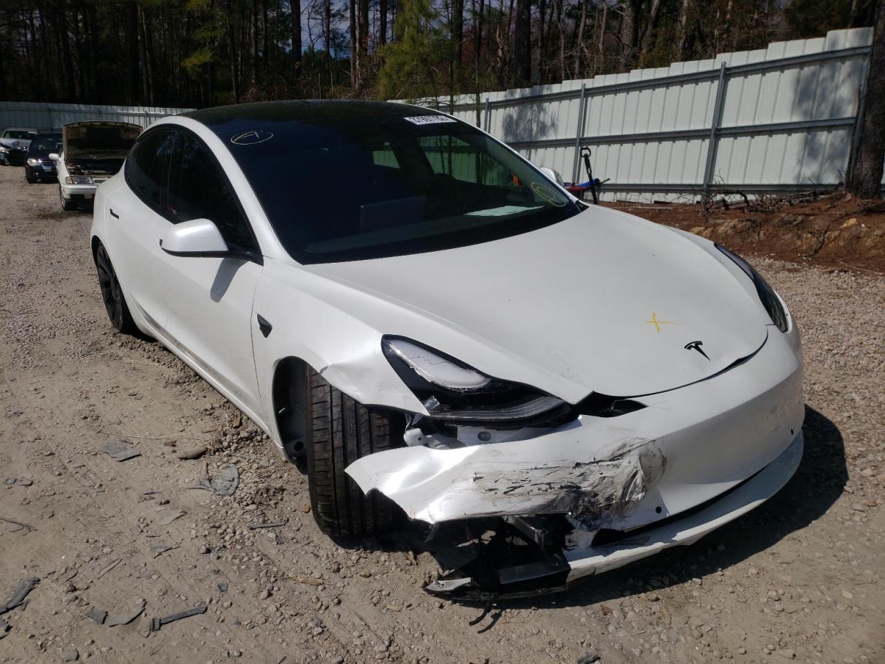 TESLA MODEL 3 2021 with VIN 5YJ3E1EC3MF024288 - Photo from auction