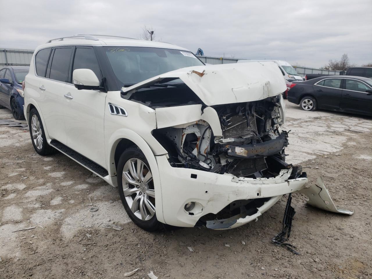 INFINITI QX80 2014 with VIN JN8AZ2NEXE9066508 - Photo from auction