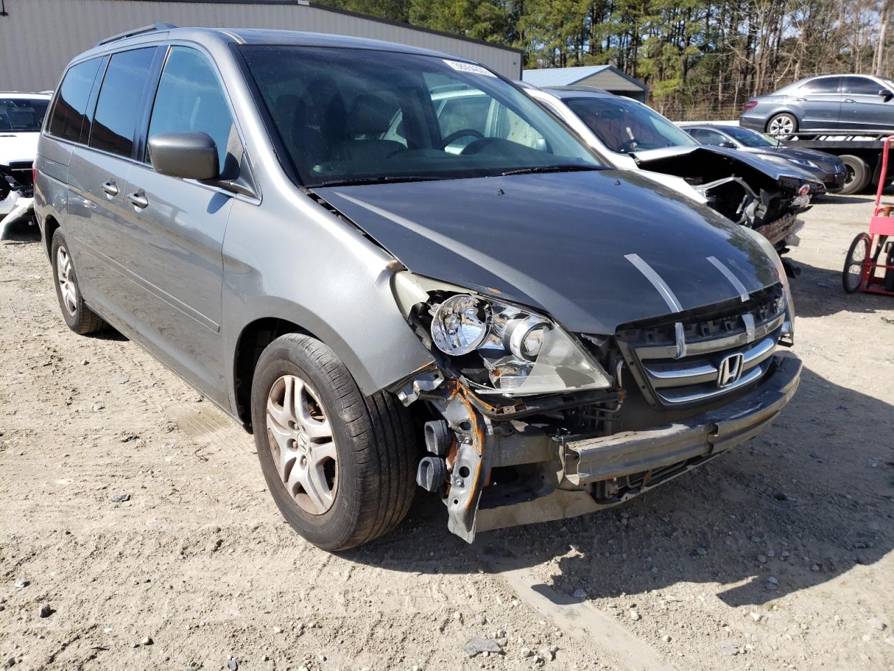 HONDA ODYSSEY EX 2007 with VIN 5FNRL387X7B066004 - Photo from auction