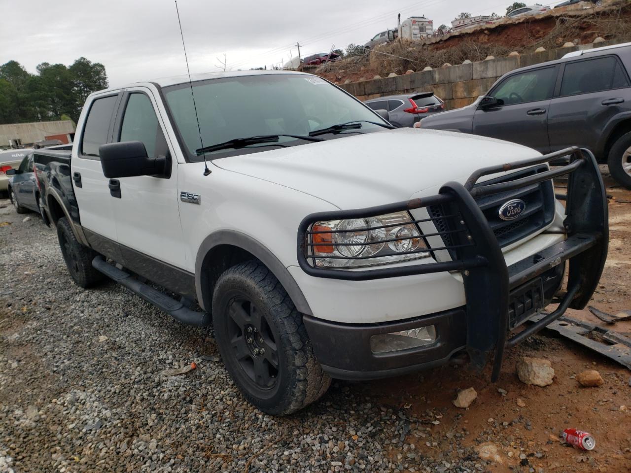FORD F150 SUPER 2004 with VIN 1FTPW14574KC61855 - Photo from auction