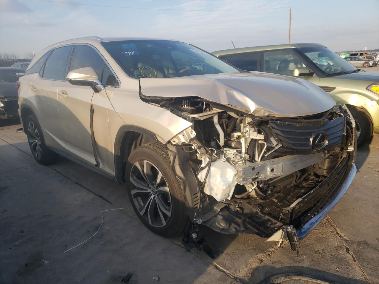 LEXUS RX 350 L 2019 with VIN JTJGZKCA7K2013868 - Photo from auction