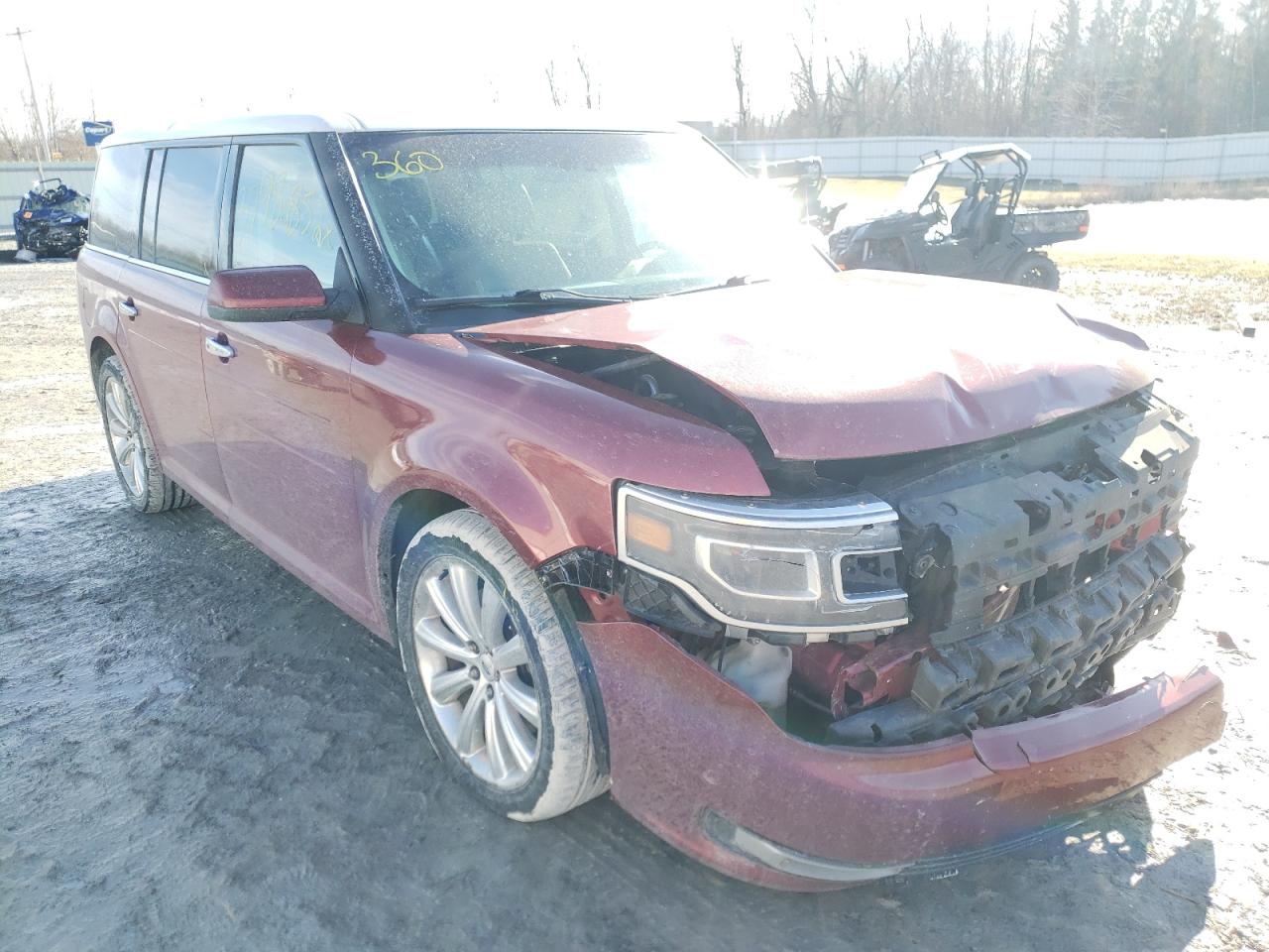 FORD FLEX LIMIT 2014 with VIN 2FMHK6DT0EBD16178 - Photo from auction