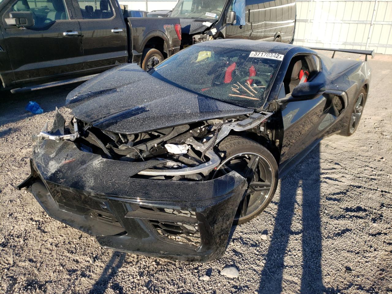 Photo 2 from auction – 2021 CHEVROLET CORVETTE S with VIN 1G1YB2D47M5122667