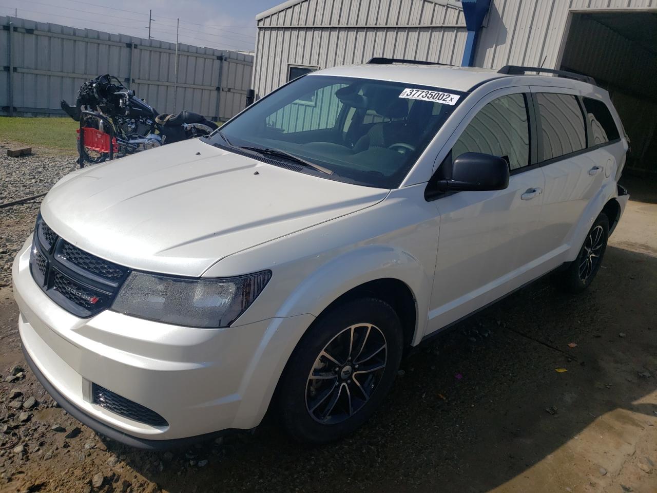 Photo 2 from auction – 2018 DODGE JOURNEY SE with VIN 3C4PDCAB8JT384781