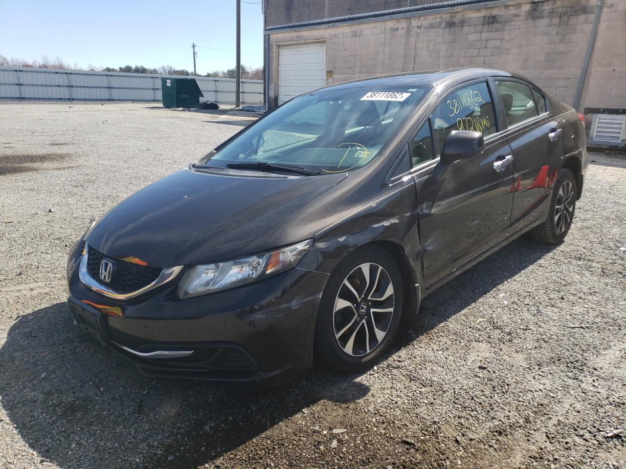 Photo 2 from auction – 2013 HONDA CIVIC EX with VIN 19XFB2F87DE233660