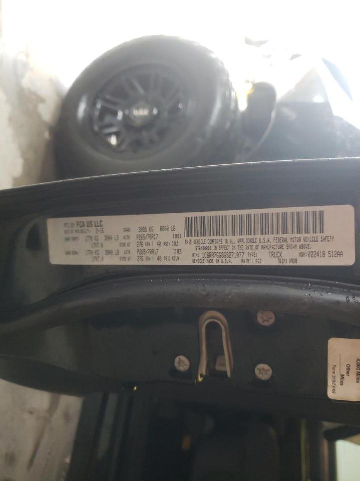Photo 10 from auction – 2016 RAM 1500 SLT with VIN 1C6RR7GG8GS271077