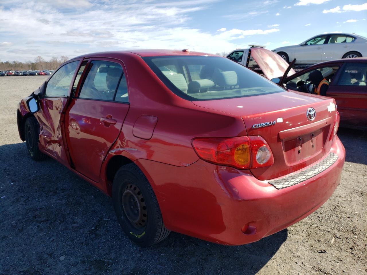 Photo 3 from auction – 2009 TOYOTA COROLLA with VIN JTDBL40E39J034928