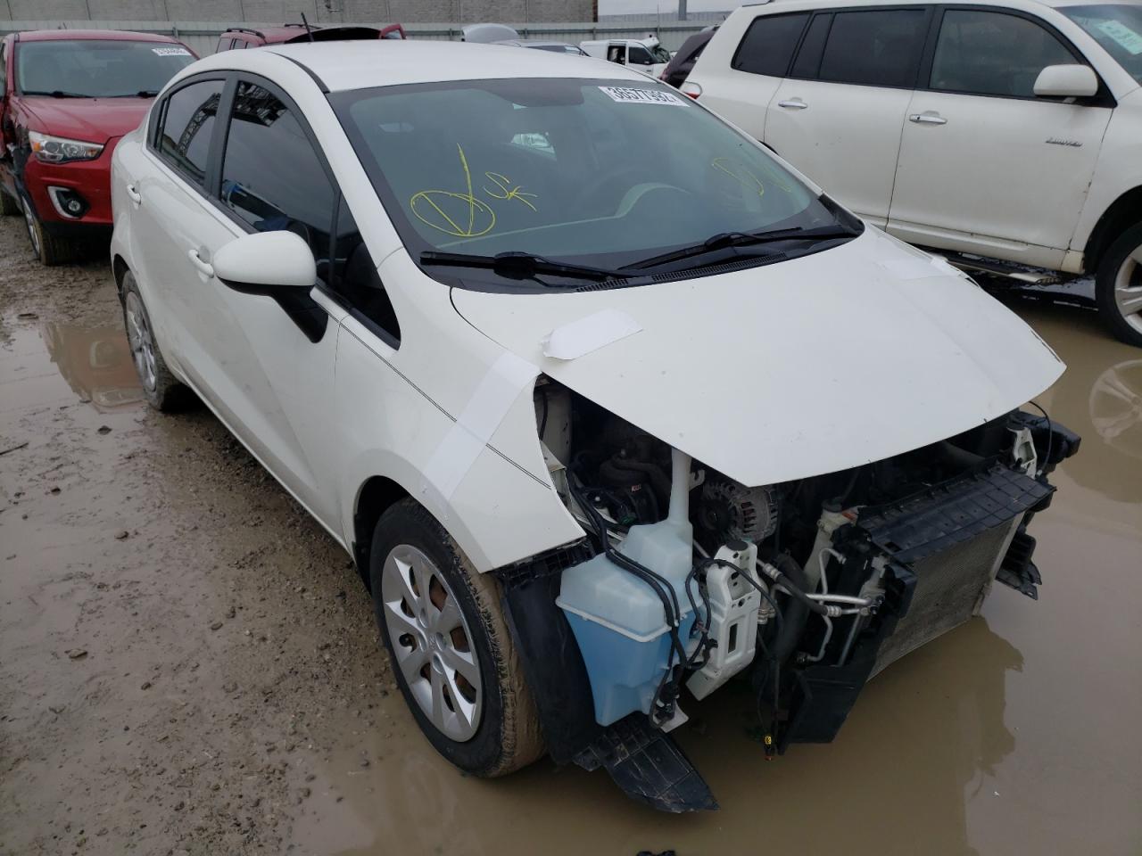 KIA RIO LX 2015 with VIN KNADM4A33F6497263 - Photo from auction