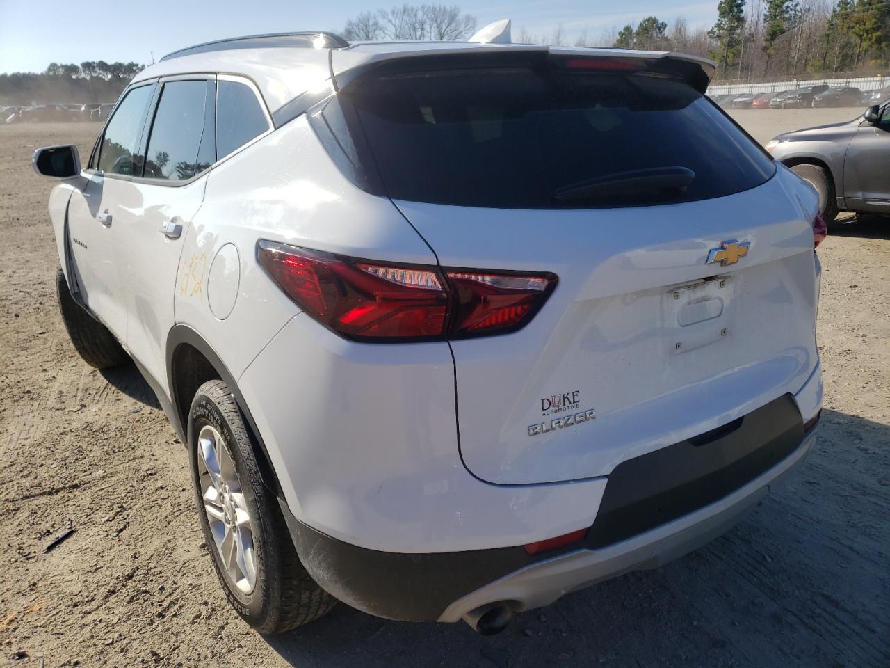 Photo 3 from auction – 2019 CHEVROLET BLAZER 2LT with VIN 3GNKBCRS6KS702688