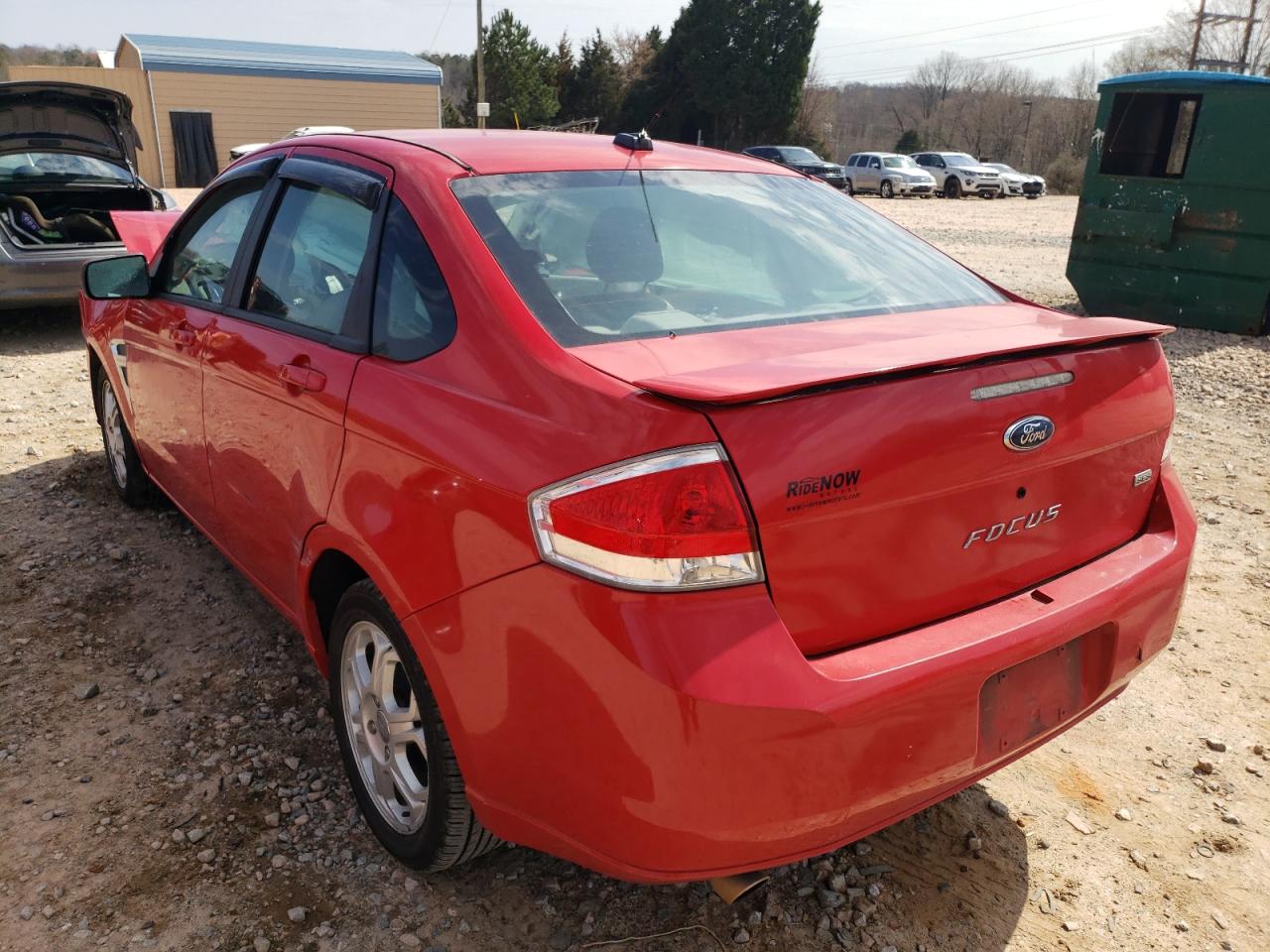Photo 3 from auction – 2008 FORD FOCUS SE with VIN 1FAHP35N18W192886
