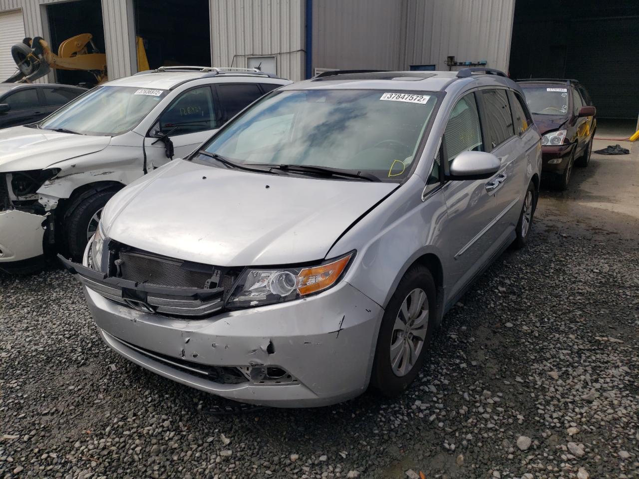 Photo 2 from auction – 2014 HONDA ODYSSEY EX with VIN 5FNRL5H64EB105122