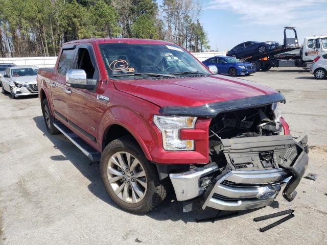 FORD F150 SUPER 2017 with VIN 1FTEW1EP3HKC81923 - Photo from auction
