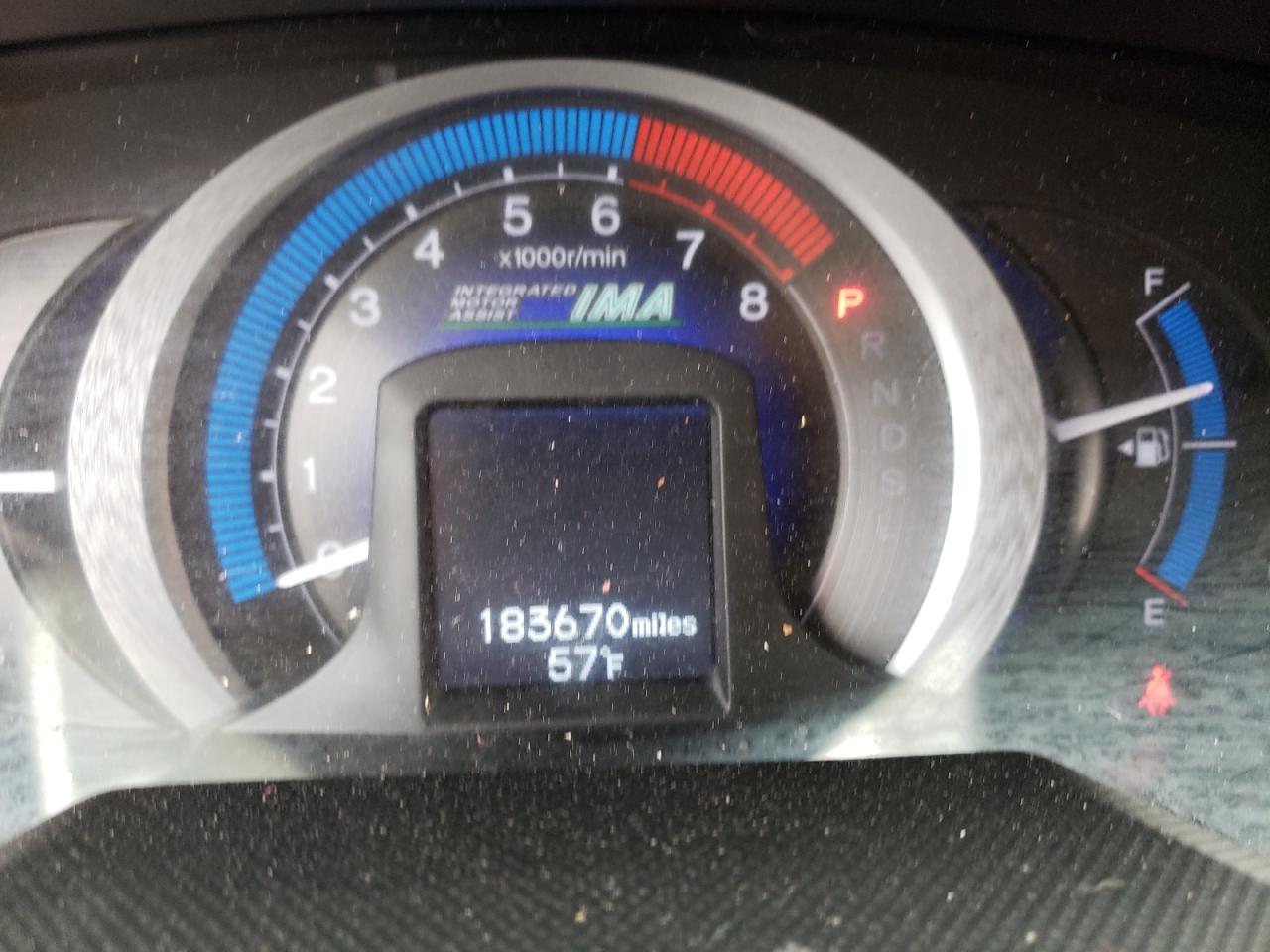Photo 8 from auction – 2011 HONDA INSIGHT with VIN JHMZE2H3XBS011337