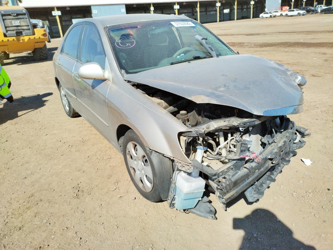 KIA SPECTRA EX 2007 with VIN KNAFE122775406528 - Photo from auction