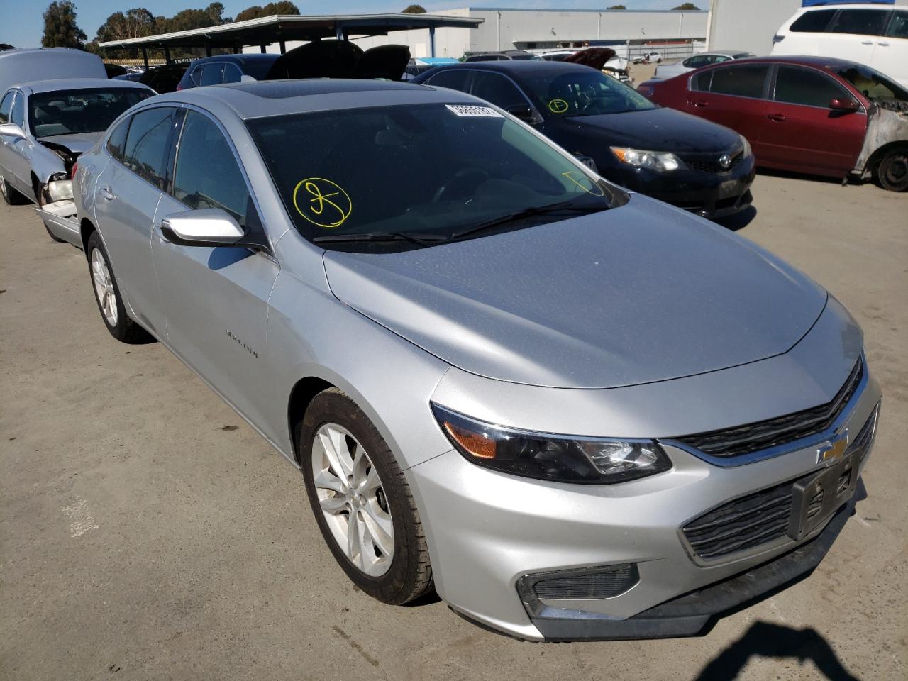CHEVROLET MALIBU LT 2018 with VIN 1G1ZD5ST8JF124878 - Photo from auction