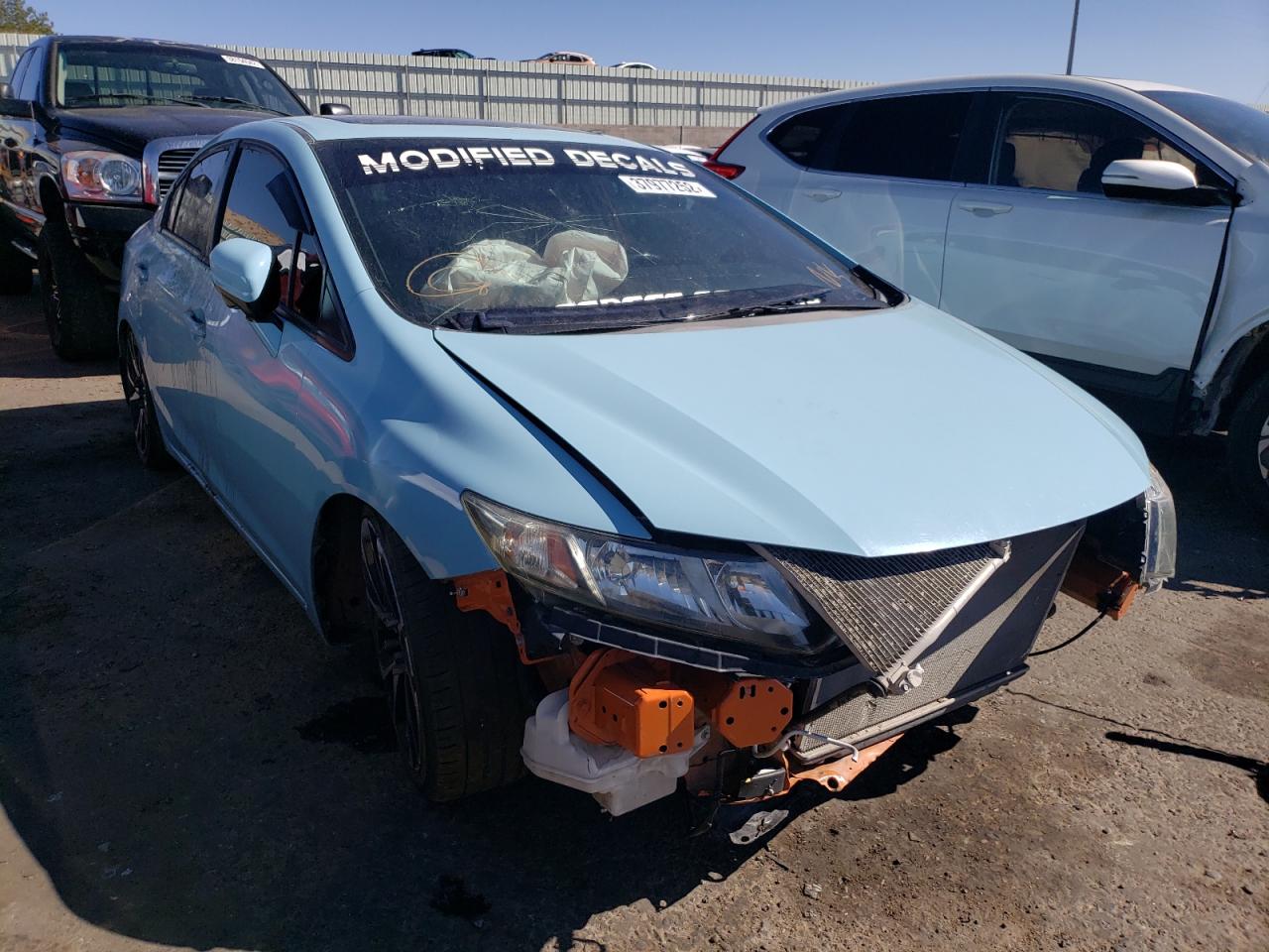 HONDA CIVIC SI 2015 with VIN 2HGFB6E53FH700936 - Photo from auction