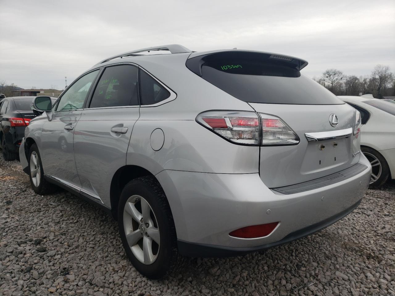 Photo 3 from auction – 2012 LEXUS RX 350 with VIN 2T2BK1BA0CC139923