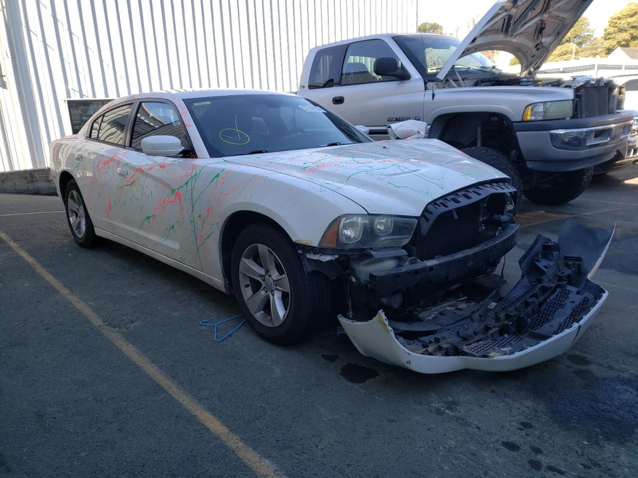 DODGE CHARGER SX 2012 with VIN 2C3CDXHG3CH153844 - Photo from auction