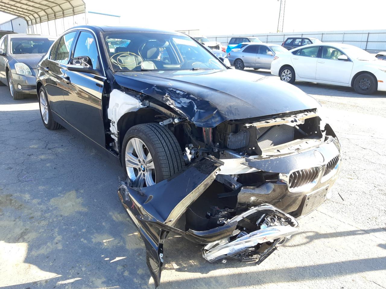 BMW 330 I 2018 with VIN WBA8B9G59JNV00517 - Photo from auction