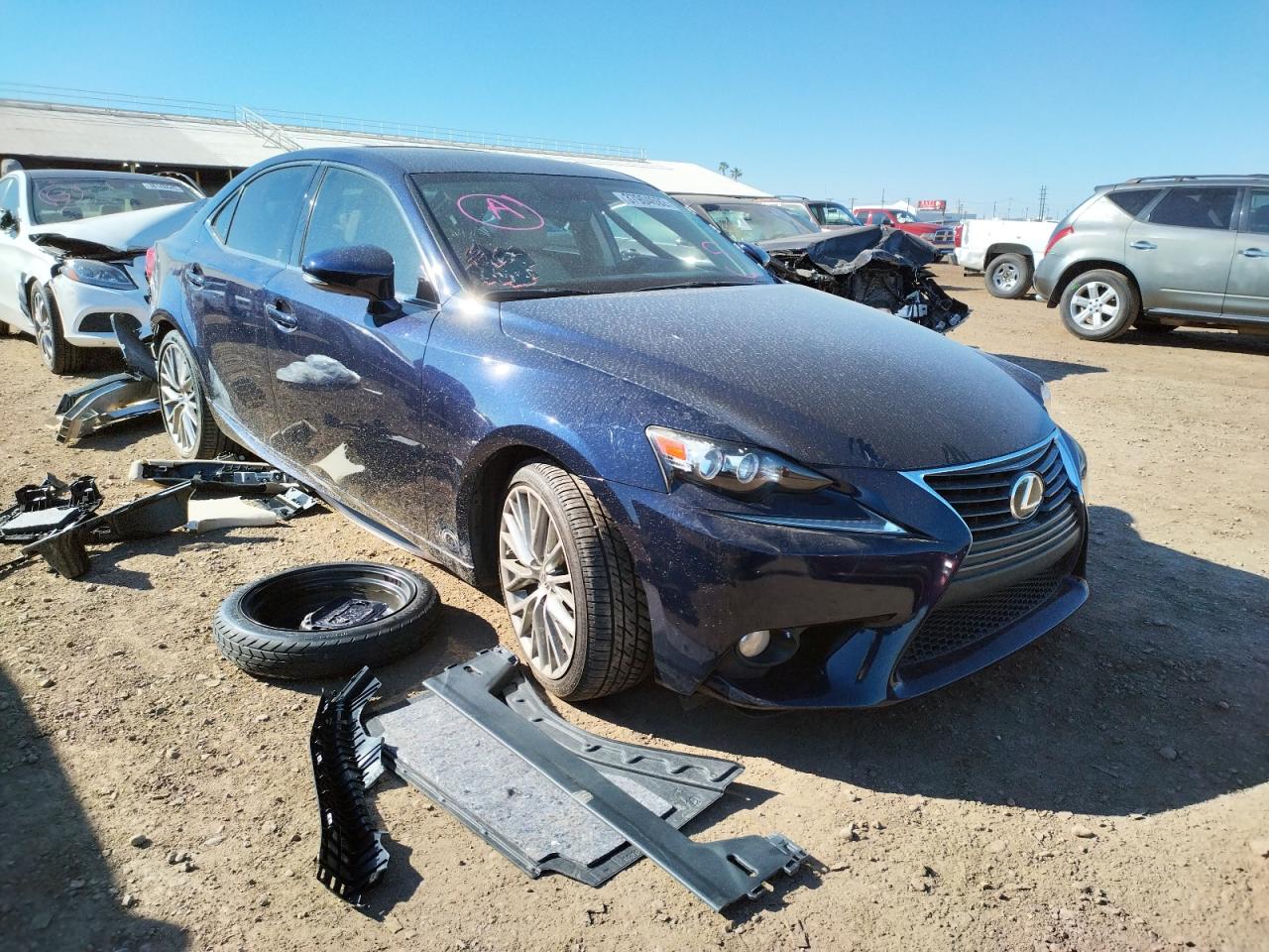LEXUS IS 250 2014 with VIN JTHBF1D27E5032686 - Photo from auction