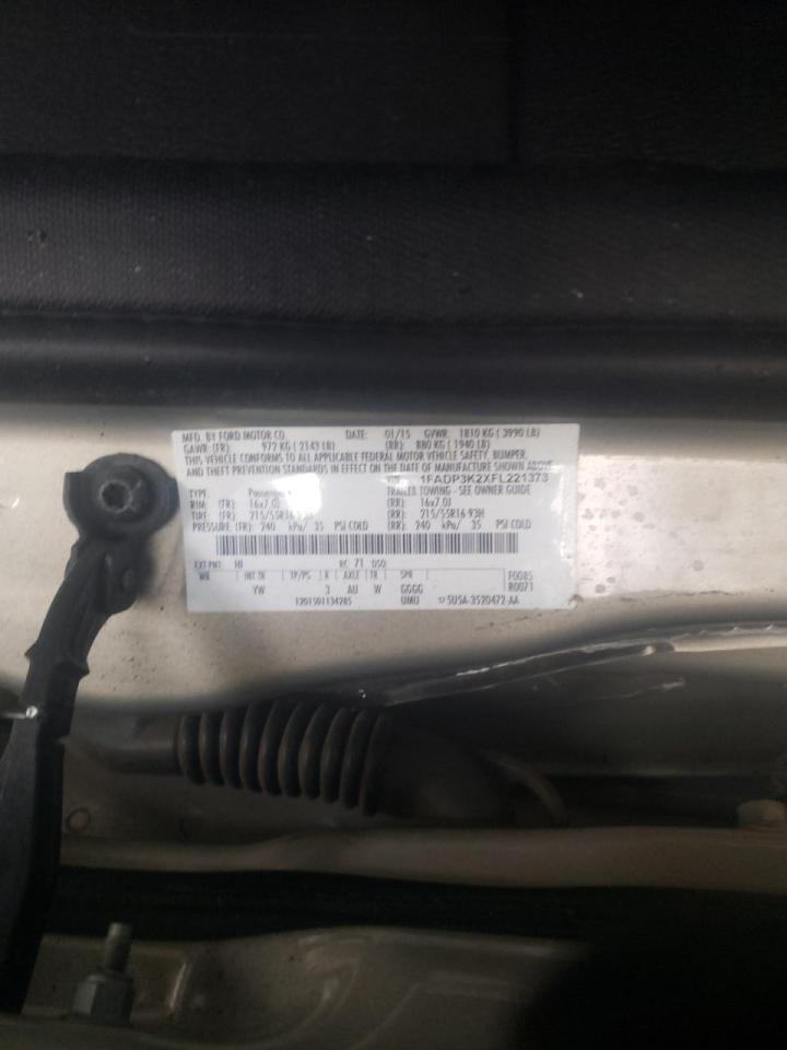 Photo 10 from auction – 2015 FORD FOCUS SE with VIN 1FADP3K2XFL221373