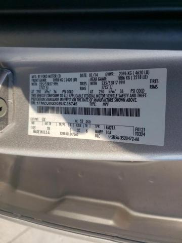 Photo 10 from auction – 2014 FORD ESCAPE SE with VIN 1FMCU0GX0EUC36745